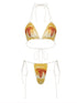 Chic Print Bikini Set